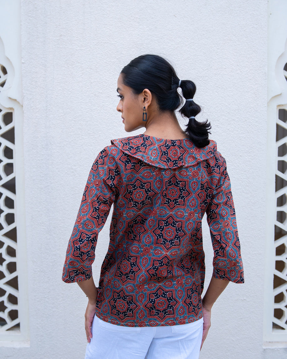 Anar Ruffled Top