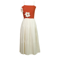Shuili Embroidered Midi Dress
