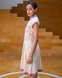 Goraiya High Neck Dress