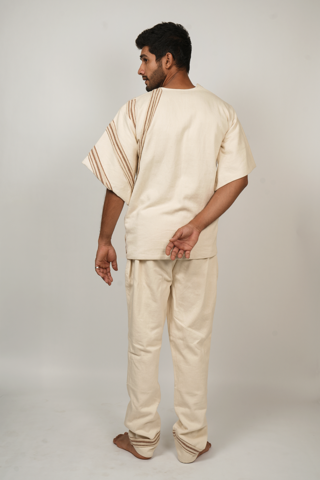 Kesar Colour Block Shirt-Pant Set