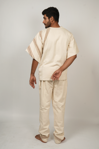 Kesar Colour Block Shirt-Pant Set