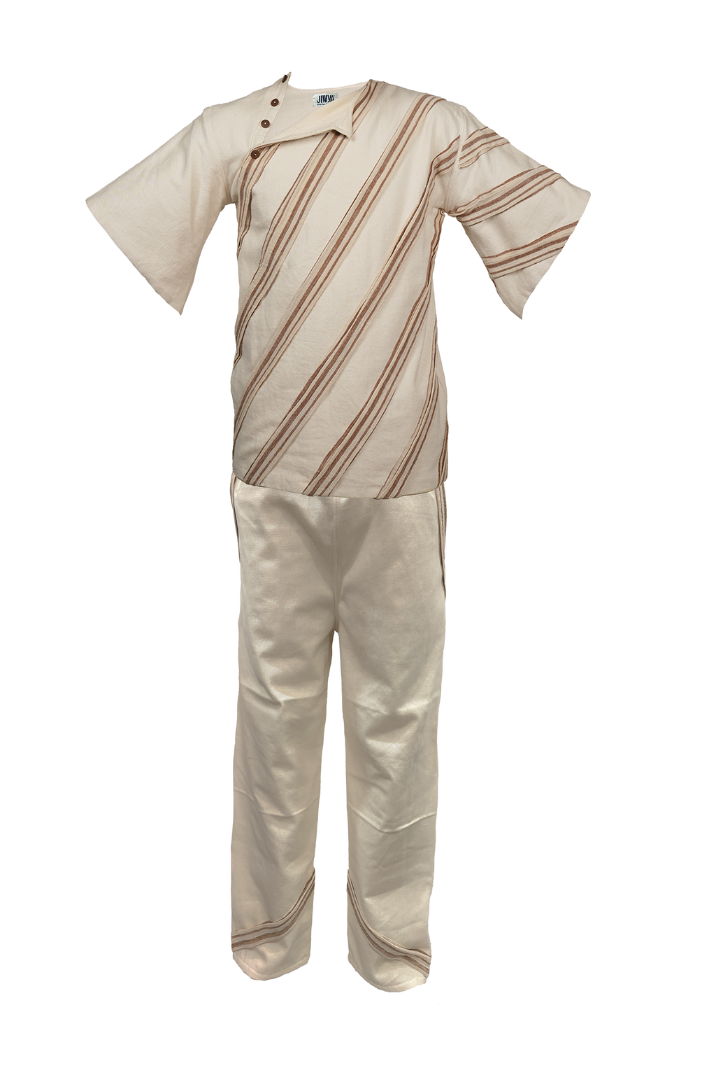 Kesar Colour Block Shirt-Pant Set