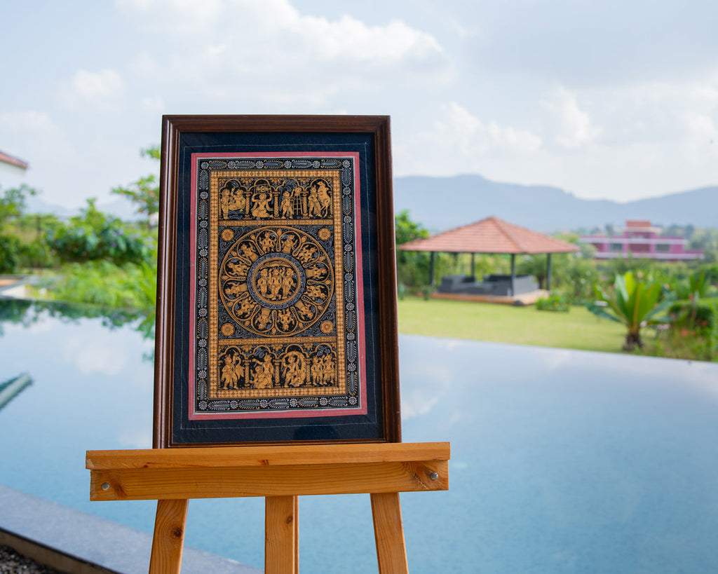 Ved Fabric Art in Wood
