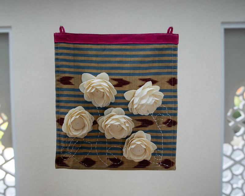 Water Lily Fabric Tapestry